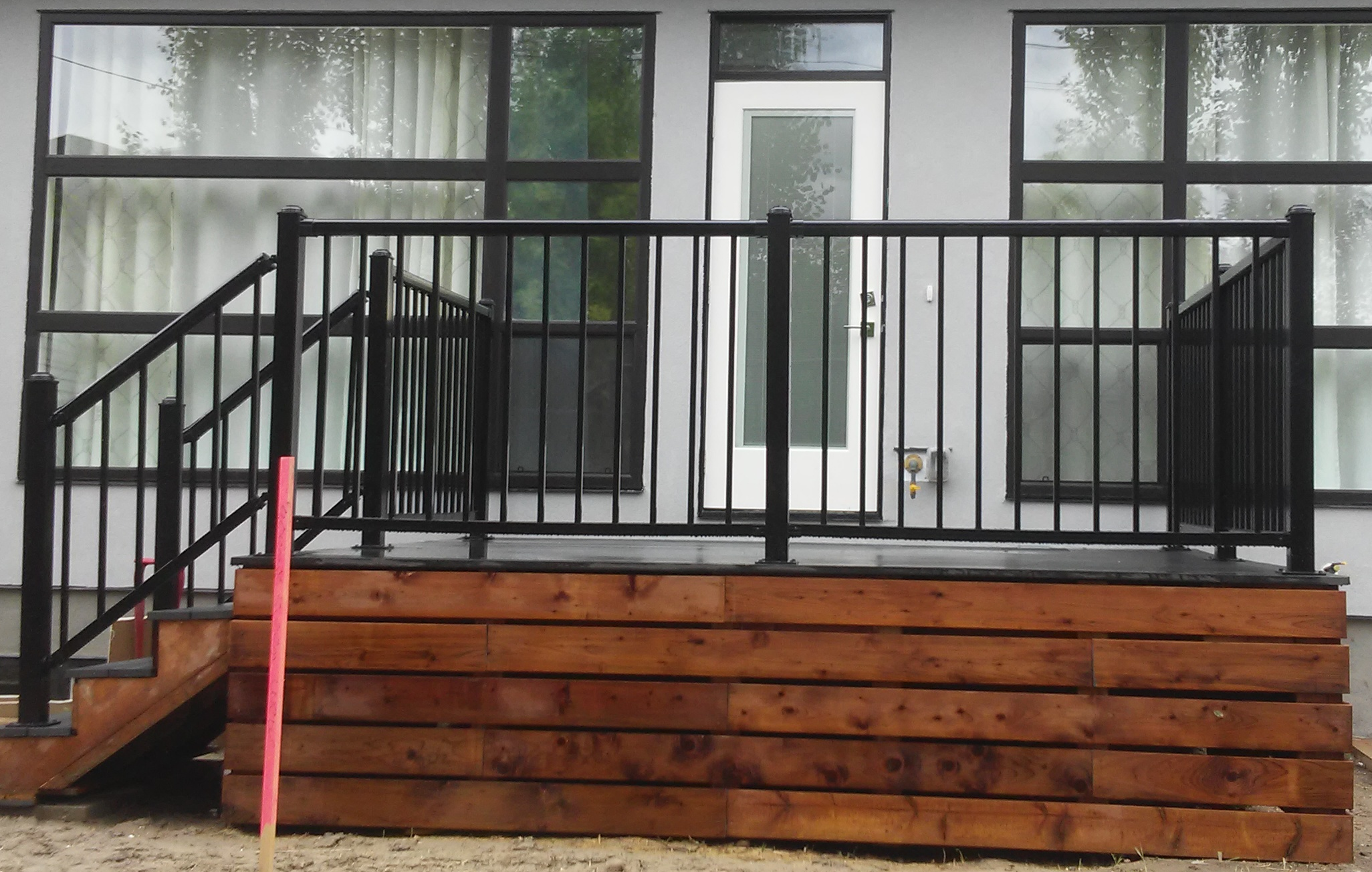 Black picket aluminum - small pickets - standard set for 2019